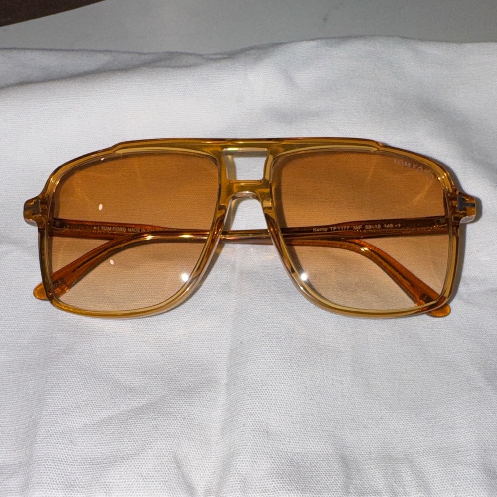 Men’s Tom Ford Amber Square Aviator Sunglasses - Men's Fashion Accessory
